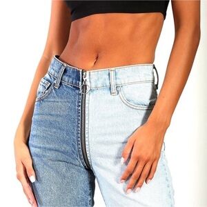 REVICE Yin Yang Cropped Tokyo Wash Jeans